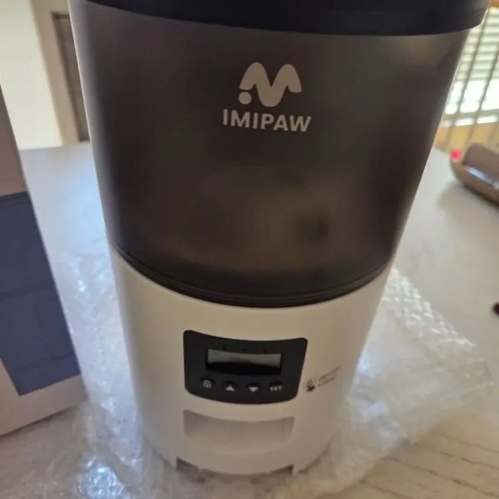 IMIPAW Automatic Cat Feeders, Timed Cat Dry Food Dispenser